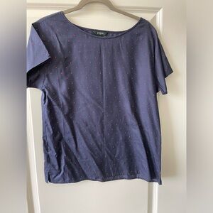 J. Crew 100% Silk Polka Dot Top